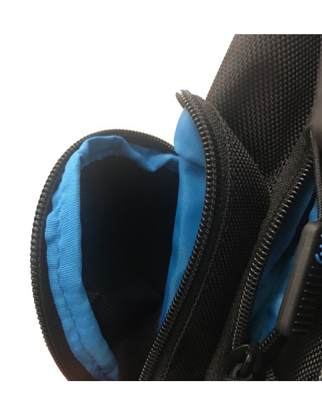 Venta mochila ao transit backpack negro - turquesa