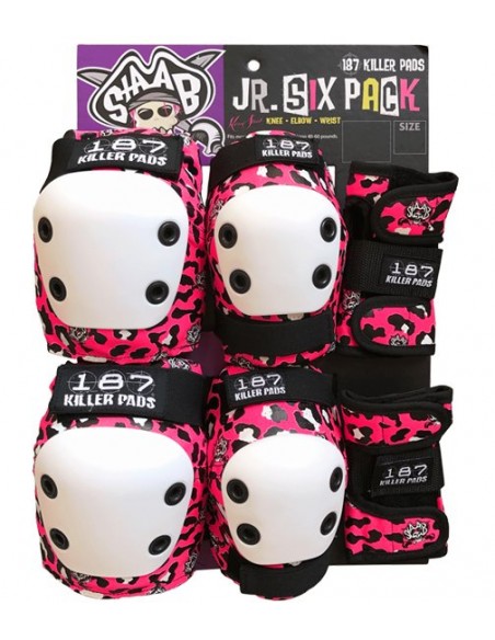 Comprar 187 six pack junior pink | protecciones infantiles