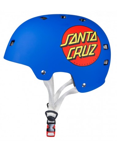 casco bullet x santa cruz helmet | classic dot azul mate