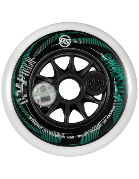 rueda powerslide graphix 125mm | blanco