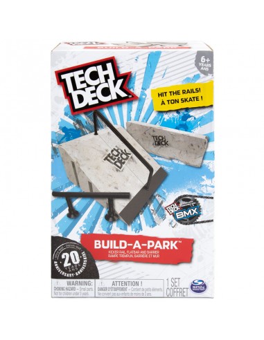 barandilla tech deck "build a park" 2 | skatepark fingerskate