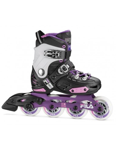fila skates nrk g junior | black/violet/pink