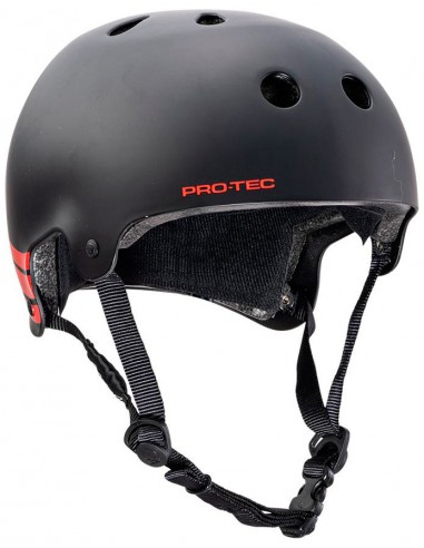 casco pro-tec old school cert | skeleton key black/red
