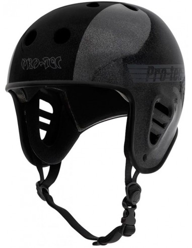 casco pro-tec full cut hosoi negro metalico