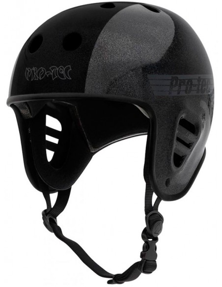 casco pro-tec full cut hosoi negro metalico