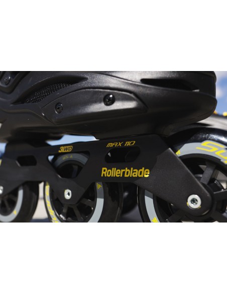 Características rollerblade rb 110 3wd negro-amarillo