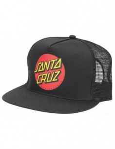 SANTA CRUZ CLASSIC DOT MESH CAP BLACK
