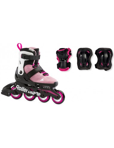 rollerblade microblade combo white-pink