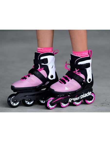Producto rollerblade microblade combo white-pink