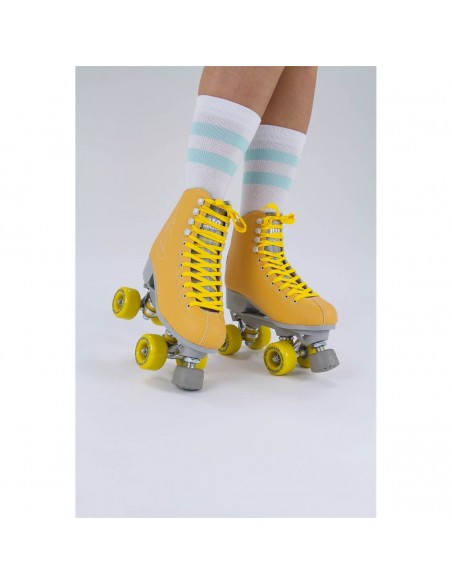Características rio roller signature quad skates - amarillo