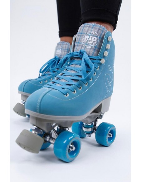 Oferta rio roller signature quad skates - azul