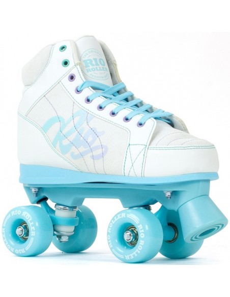 rio roller lumina quad skates blaco/azul