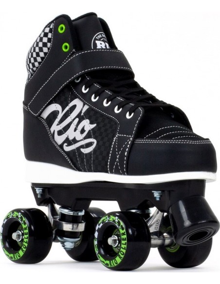 rio roller mayhem ii quad skates negro