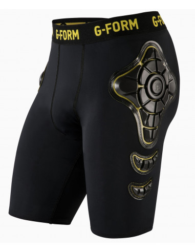 pantalon junior g-form pro-x shorts negro-amarillo