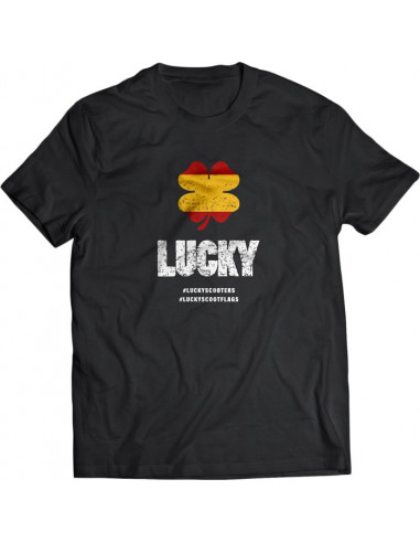 camiseta lucky clover logo flag